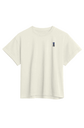 trillion bear embroidered logo Womens Heavyweight Organic Tee