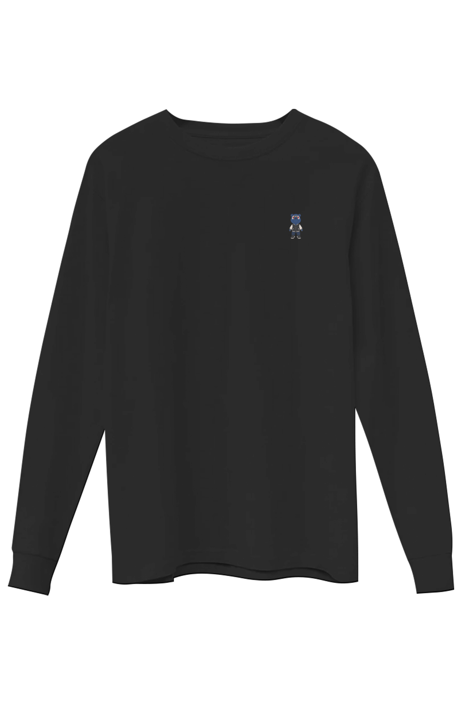 trillion bear embroidered Supima Long Sleeve Tee